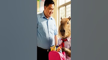 Linh bỏ kẹo và balo nhằm hại Capy và cái kết #capybara #vuive #giaitri #cuocsongcuacapy