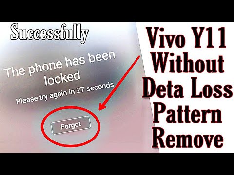 Vivo Y11 Without Deta Loss Pattern Lock Remove Password unlock without