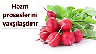 Qırmızı Turpun Faydaları - Qırmızı Turp Həzmi Asanlaşdırır