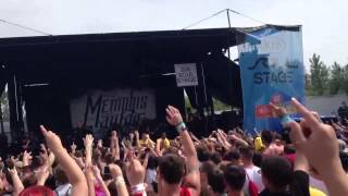 Memphis May Fire - Legacy Ft Kellin Quinn LIVE Warped Tour 2013