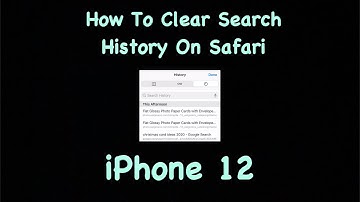 How To Clear Safari Browsing History iPhone 12