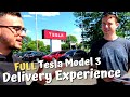 The full tesla model 3 delivery experience 2022