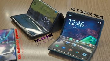 TCL tri-fold phone hands on and first look | TCL Rollable Phone | TCL Foldable phone | Future Phone?