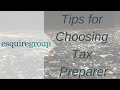 Tips for Choosing Tax Preparer