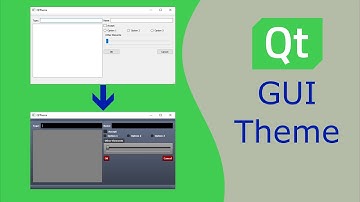 How to set a GUI Theme to a Qt Widgets Application
