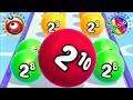 2048 (2¹¹) Ball Run 2048 Power Values vs Ball Run Infinity vs Hungry Balls Physics Puzzle Challenge