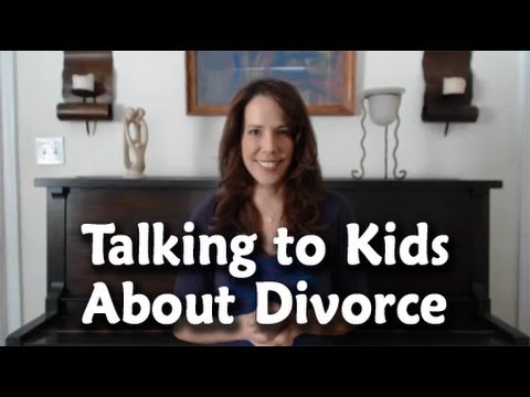 Talking To Kids About Divorce Youtube