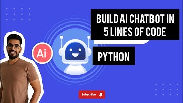 AI ChatBot in 5 lines Python Code