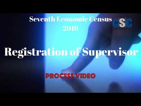 7th Economic Census Survey CSC Supervisor Registration Process