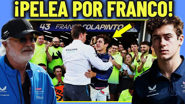 ¡F1 en SHOCK! WILLIAMS LANZA ULTIMÁTUM a ALPINE por el FUTURO de COLAPINTO!