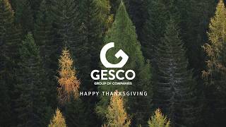 Happy Thanksgiving from Gesco Group of Companies!