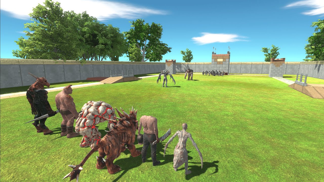 Infernals Vs Mutant Primates Intense Competition-animal revolt battle simulator - animal battle