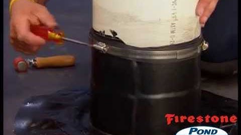 PondGard Installation - Detail 17 Fabricating a Pipe Boot or Pipe Flashing with QuickSeam FormFlash