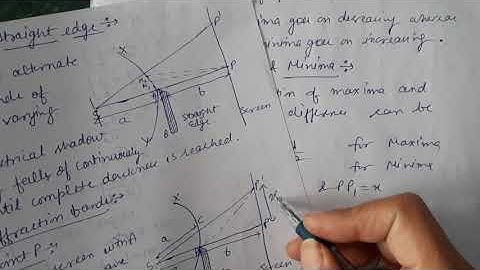 diffraction at straight edge