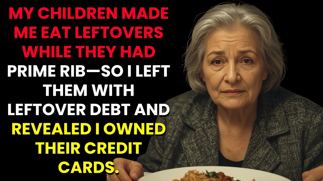 My Children Made Me Eat Leftovers While They Had Prime Rib—So I Left Them With Leftover Debt