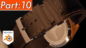 Blender | Hard surface 3D Modeling Realistic Longines Watch Adjusting Watch Strap Holders Part: 10