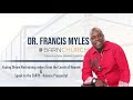 Part 1 Dr Francis Myles-Barn Church