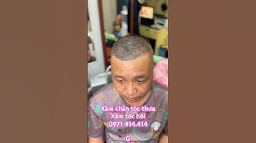 Xăm tóc hói cho người tóc dài