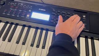 Yamaha PSR-E383 keyboard tutorial