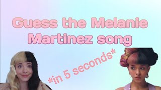 Can you guess the Melanie Martinez song in 5 seconds? (K-12 and Crybaby songs)