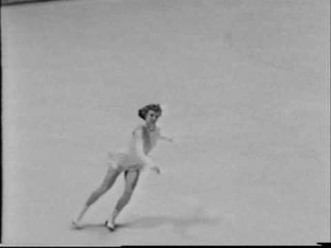 Tenley Albright 1953 US Nationals filmed by Howard Craker