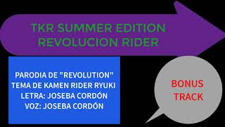 COVER PARODIA - RIDER REVOLUTION (REVOLUTION KR RYUKI)