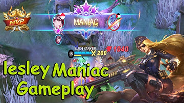 Lesley Best Build For Maniac -  Lesley Mobile Legends Gameplay - ZiaGameplay