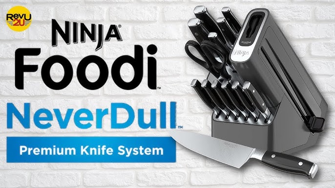 Ninja Foodi NeverDull Premium 5Pc Knife Block Set with Sharpener