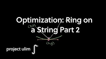 Optimization Problem: Ring on a String Part 2 | Single Variable Calculus | Project Ulim