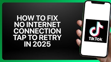 How To Fix No Internet Connection Tap To Retry In TikTok 2025! Tutorial