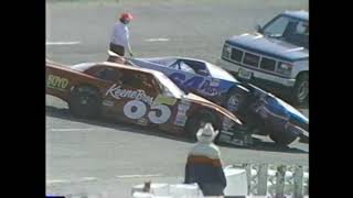 1992 Nascar All Pro Nashville Fairgrounds - Evans And Keen Crash
