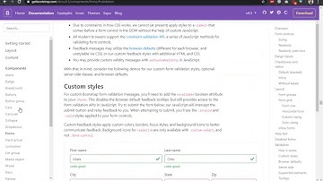 bootstrap4 form validation