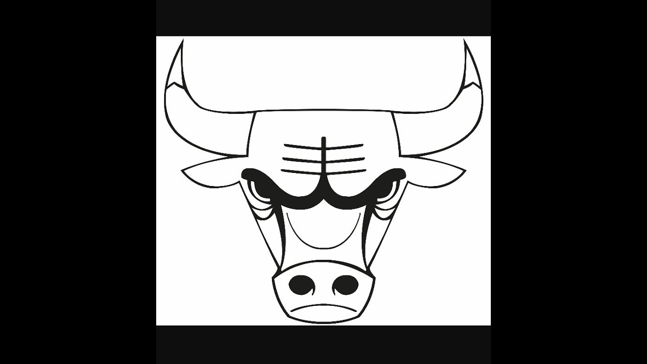 Como Desenhar El Logo De Chicago Bulls {NBA} - YouTube