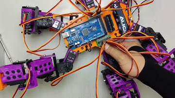 04 $80 Big Hexapod Robot From Markwtech Full Building Part 4- Electronics Installation(2)