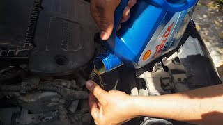 Vidange Fiat Punto - Changer l&#39;huile moteur, filtre à huile, filtre à air et le filtre à carburant