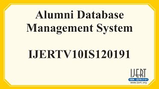 Alumni Database Management System