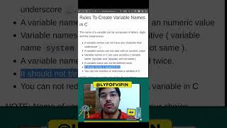 Data Types and Variables in C: A Comprehensive Theory Guide (Hindi) #lyfofvipin #clanguage