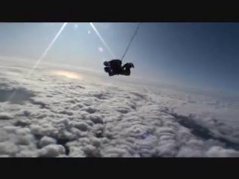 Nick Rees' tandem at Skydive Swansea for Action Du...