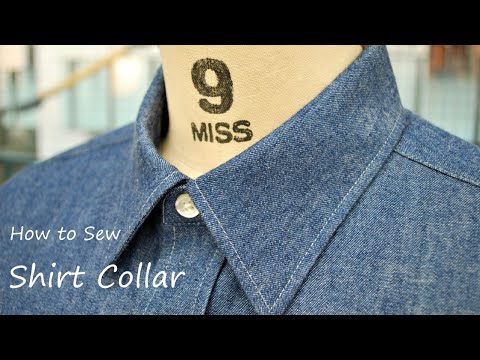 Video: How To Sew In A Collar