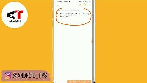 How to Fix Facebook Newsfeed Not Showing Problem Solved