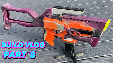 [Nerf Mod] Ready To Paint! Nerf Kenner Crossbow, Stryfe Integration (Build Vlog Part 8)