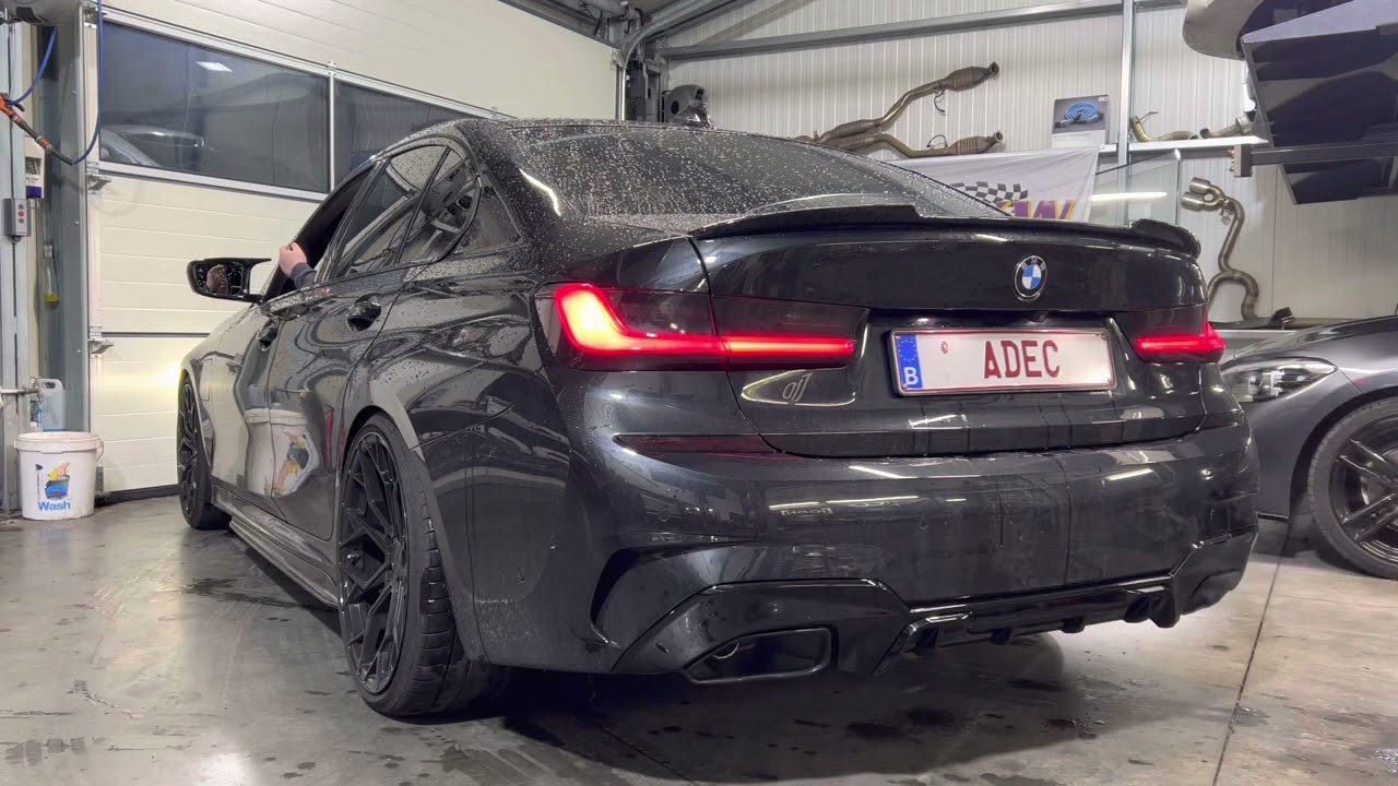 BMW G20 330E - ICON CATLESS DOWNPIPES + STAGE 2 REMAP & VALVED CUSTOM ICON  EXHAUST! BRUTAL SOUND 