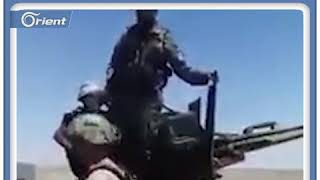 ‏لحظة مقتل الضابط الروسي ومرافقيه من ميليشيا الدفاع الوطني في بادية دير الزور