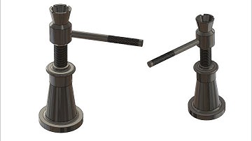 Cad modeling of Screw jack assembly in solidworks