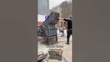 Powerful Hammer Crusher in Action - Crushing Rocks & Boulders! #crusher  #stonecrusher #rockcrusher