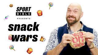 Tyson Fury Spits Out Some Horrible British Snacks | Snack Wars | SPORTbible | @LADbible