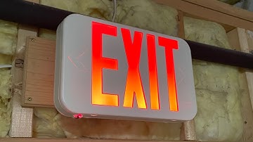 How to Install an LED Exit Sign | Lithonia EXRG