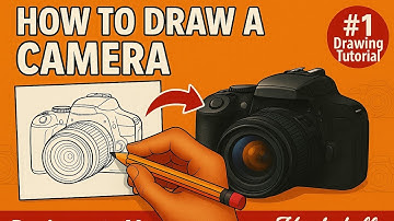 how to draw a camera | easy camera drawing | camera drawing | photo camera drawing easy and simple