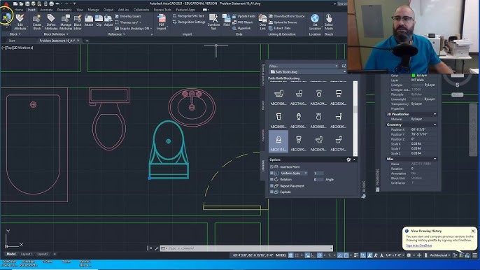 How to find Blocks in the Design Center l AutoCAD 2021 Tutorial for ...