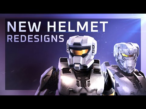 Redesigning New MCC Helmets | Making the Halo Online helmets fit Halo 3's Art Style